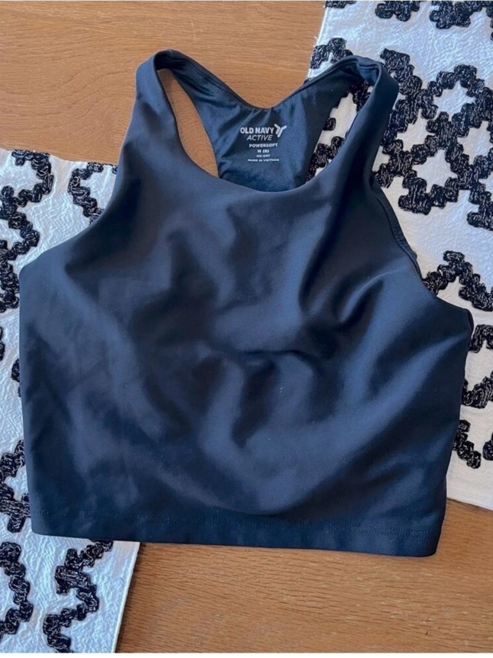 Old Navy Active Black PowerSoft Sports Bra